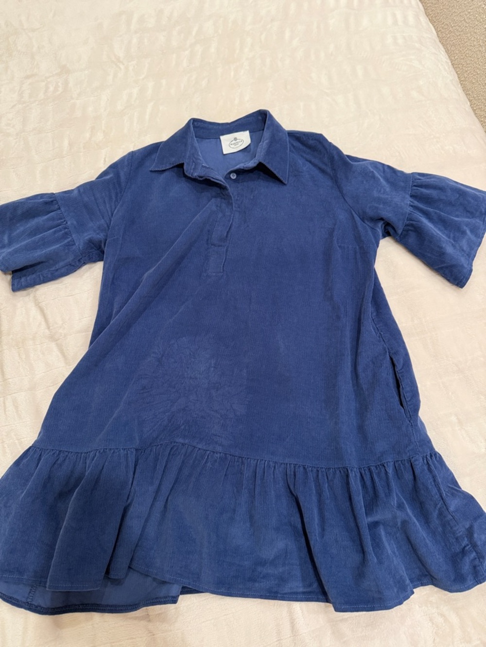 Marielle Almelo phoebe dress blue